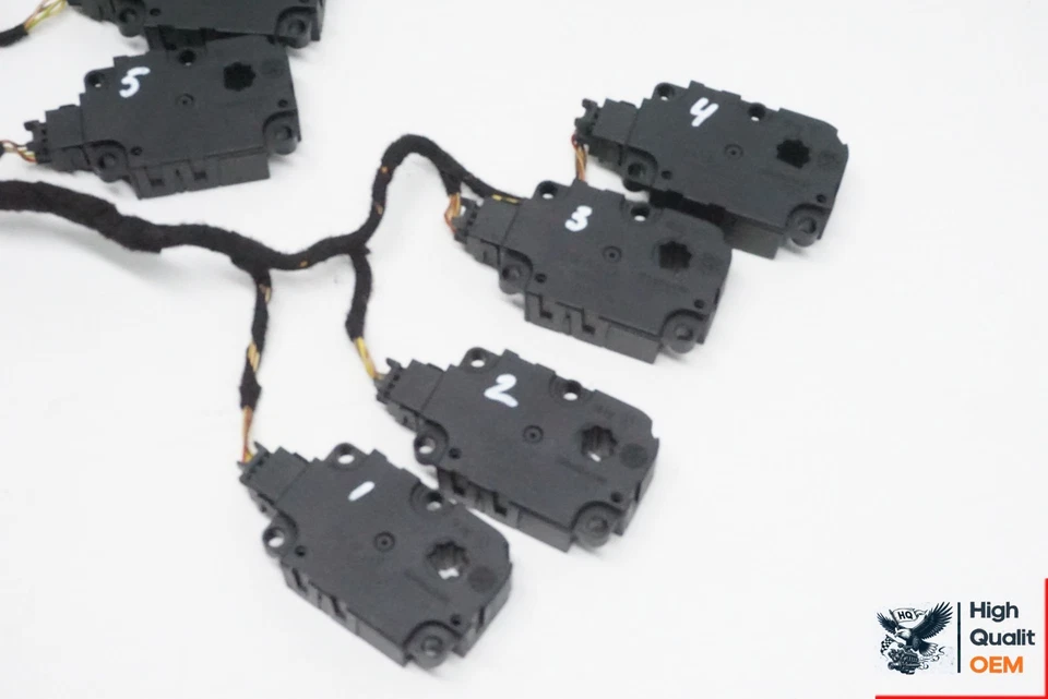 AUDI A6 2012-2018 JUEGO DE 16 CALEFACCIÓN AIRE ACONDICIONADO PUERTA ABATIBLE ACTUADOR MOTOR Foto 2 de 4