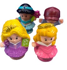 Fisher-Price Little People Figures Set of 4 Various Characters Q309WW