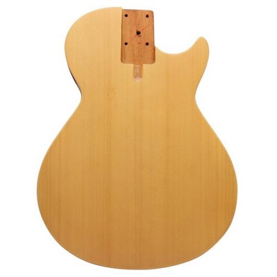 Gitarrenkorpus aus Fichtenholz vorgebohrt Gitarrenkorpus mit Cutaway Massiv