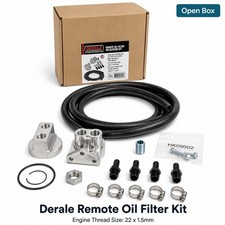 Derale Remote Oil Filter Kit Engine Thread Size 22 X 1.5mm Open Box