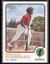 2022 Topps Heritage Minor League #56 Emmanuel Rodriguez