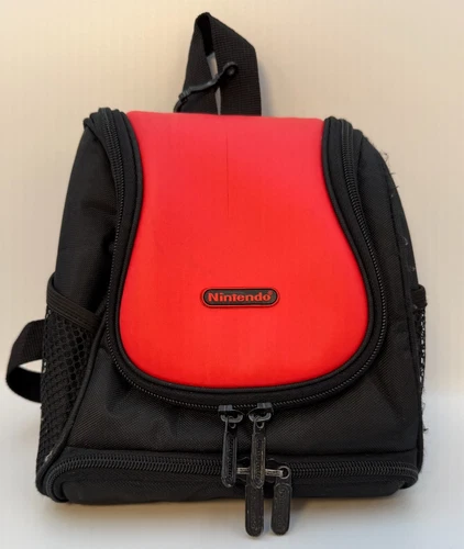 VTG Official Nintendo Gameboy/DS Mini Backpack Game Travel Carrying Case Bag Red