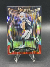 2024 Panini Select - Concourse Brock Bowers #31 Black & Red Shock Prizm (RC)