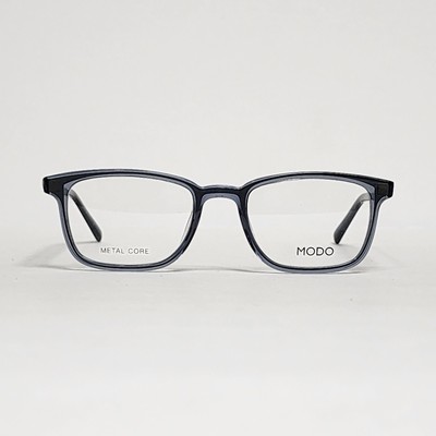 MODO 6613 Unisex Handmade Rectangular Glasses in Blue Crystal | 48mm