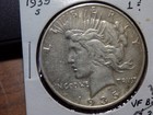 1935-S Peace Silver Dollar - VF+ Condition — photo 1