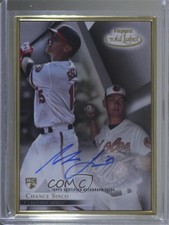 2018 Topps Gold Label Gold Framed Auto Chance Sisco #FA-CS Auto 4x4
