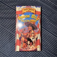 Pecos Bill King of the Cowboys VHS Lyrick Studios NTSC Western Family