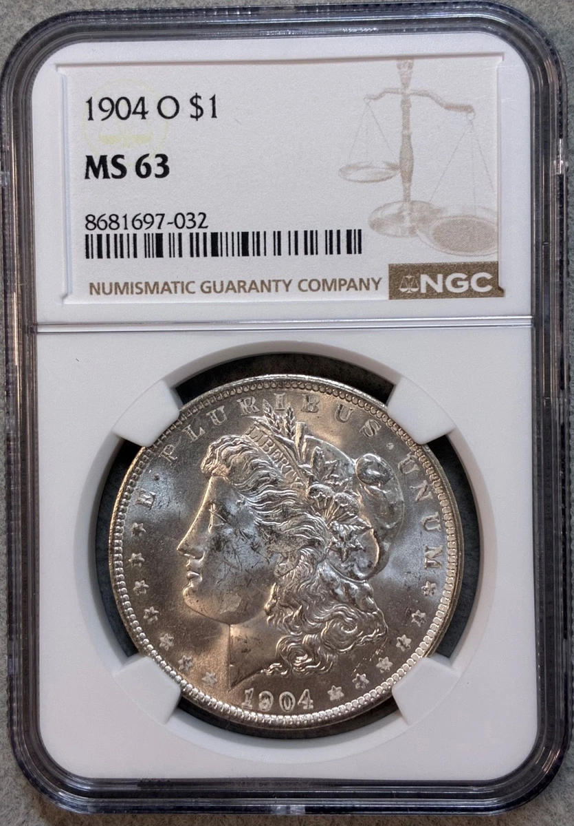 MS 63 Graded 1904 Year Morgan US Dollars (1878-1921) for sale | eBay