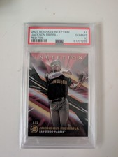 2023 Bowman Inception Jackson Merrill #1 Red Foil /5 Rookie RC PSA 10 🔥POP 1🔥