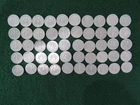 1950-1959 Roosevelt Silver Dimes Roll of 50 - Lot 5