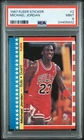 1987 FLEER STICKER #2 MICHAEL JORDAN PSA 9