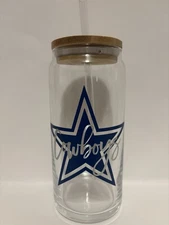 Glass Tumbler 20 oz -Dallas Cowboys Star