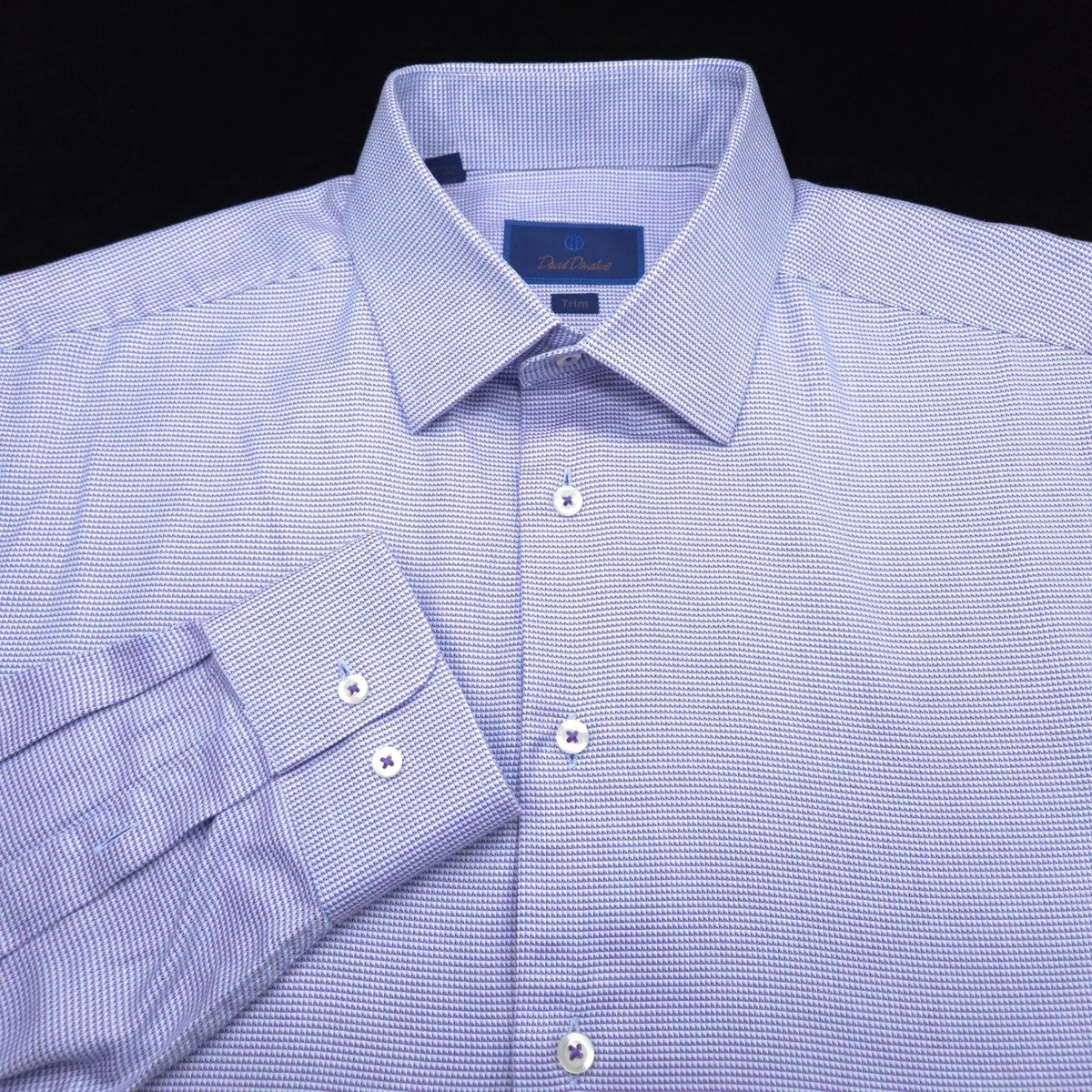 David Donahue White Slim Dress Shirts for Men for sale | eBay