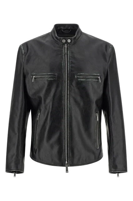 Dsquared2 Coats, Jackets & Vests Leather Outer Shell for Men for