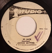 JACKIE MITTOO, HI JACK, TREVOR CLARKE,  OG JA PRESS , VG+ CONDITION , STUDIO ONE