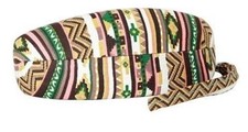 Hard Shell Aztec Print Sunglass Case Yellow