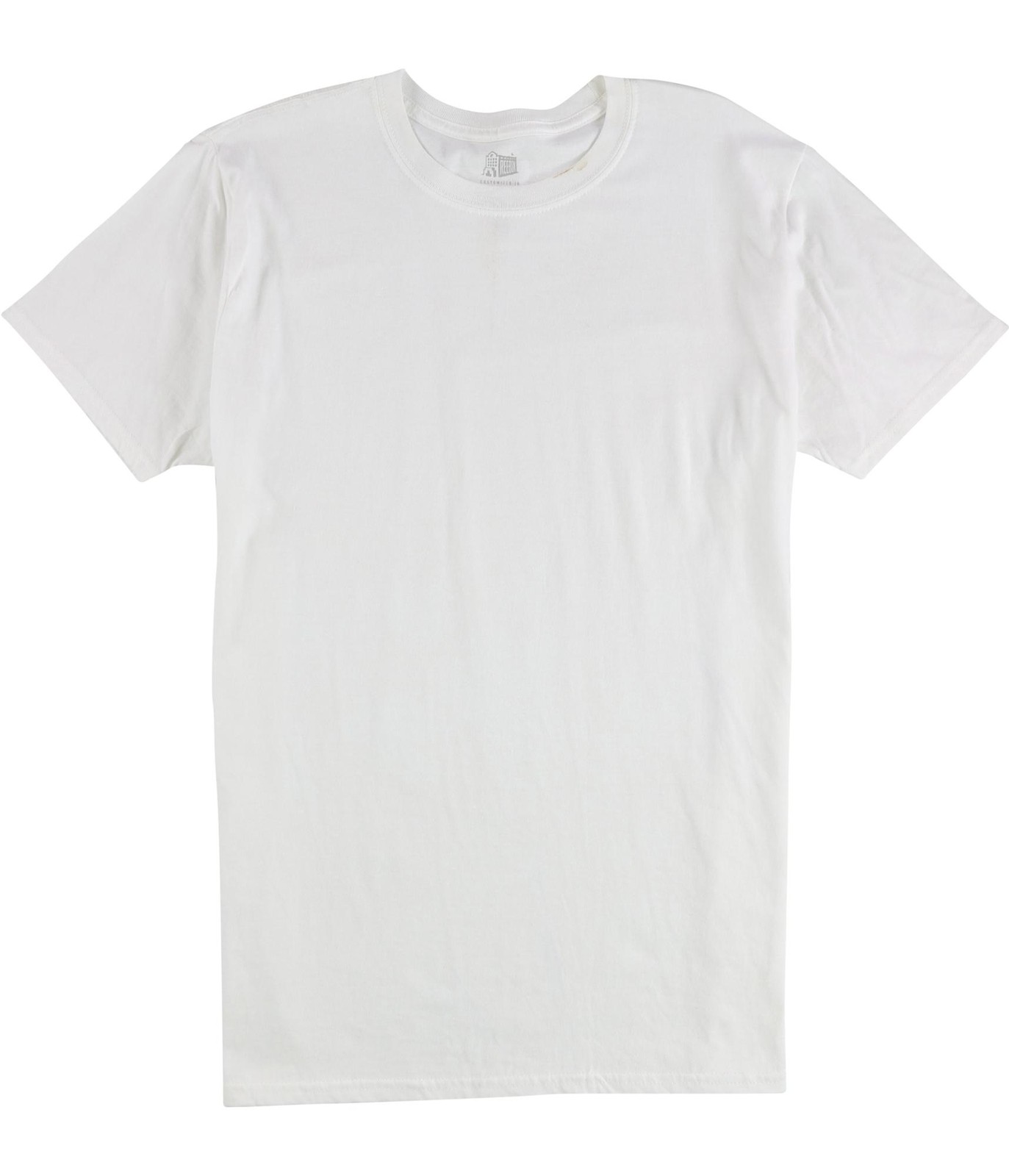 Reebok Mens Solid Basic T-Shirt, White, Large - image 1