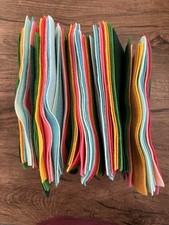 NEW Craft Felt Sheets 50 Count, modern colors 9 by 12 inch