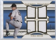 2024 Panini National Treasures Game Gear Swatches Quad 52/99 Noble Meyer 1t4t