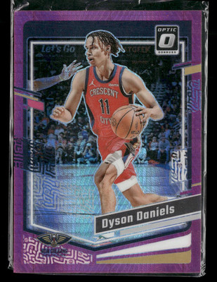 2023-24 Donruss Optic #186 Dyson Daniels Hyper Pink New Orleans Pelicans