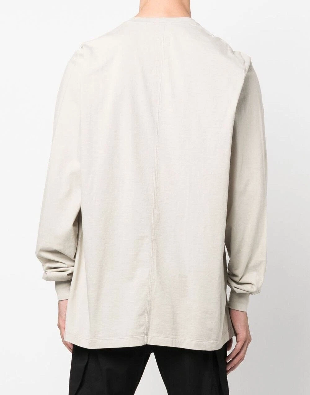 T shirt Rick Owens Pearl girocollo corto manica lunga 35726327