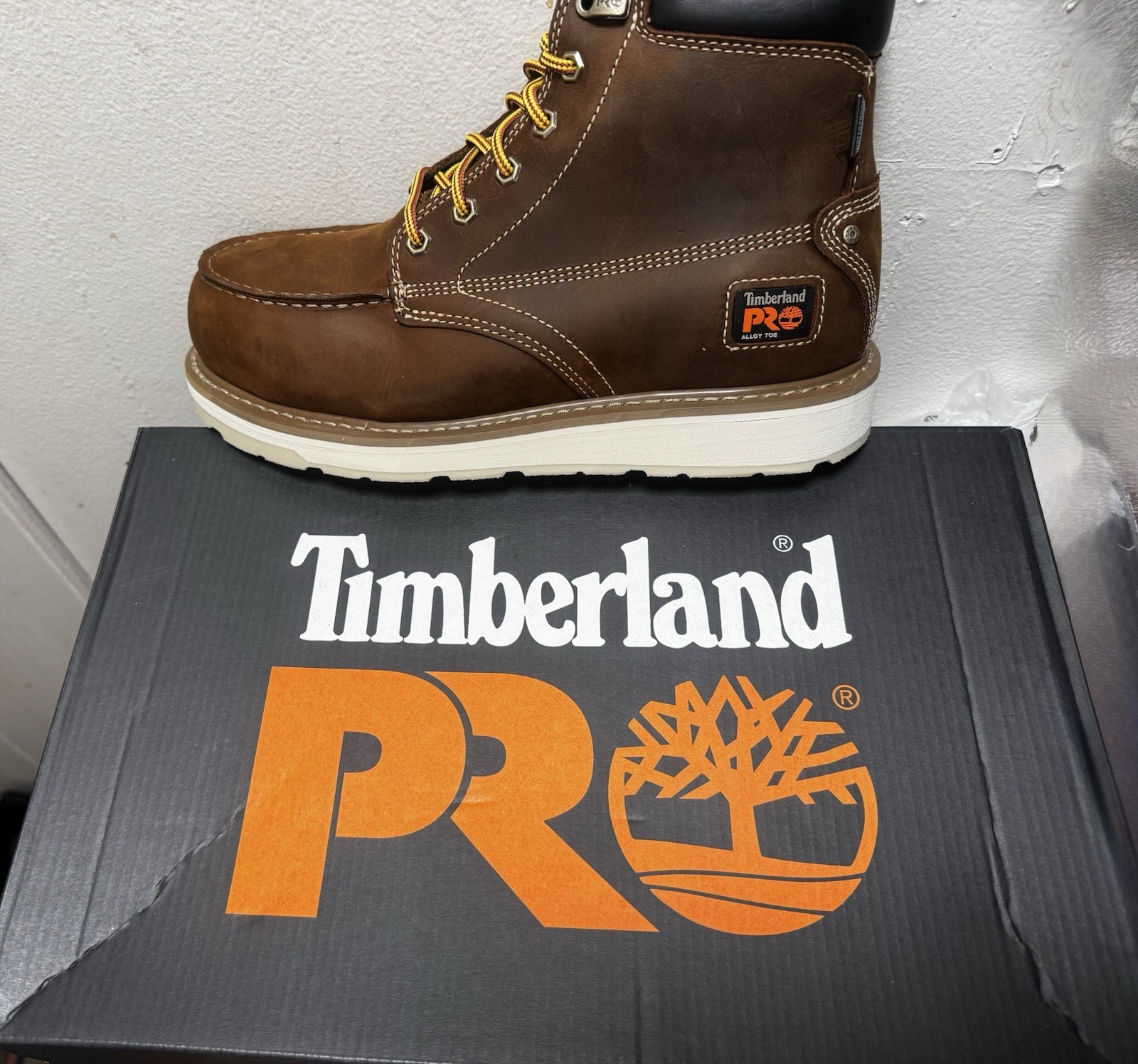 S 9 6" Brown Soft Toe Leather Tan Nib Nwt New