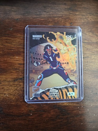 2026 BoBA Battle Arena Colosseum Fire Battlefoil SSP Warden Cam Ward Rookie RC