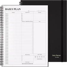 Planner Undated, Daily Planner Agenda with to Do List, Hourly Schedules for Wom