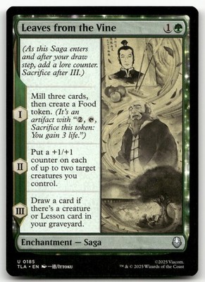 Leaves from the Vine #185 (NM) Avatar: The Last Airbender TLA Magic MTG