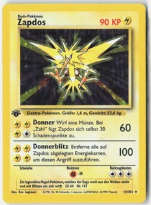Zapdos Pokemon Card 1st Edition | eBay Zapdos Pokemon Card 1st Edition | eBay