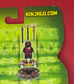 Lego Ninjago Masters of Spinjitzu NRG Cole 9572 Battle Spinner Complete