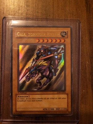 Yu-Gi-Oh! Gaia, Zorniger Ritter LOB-G004 1.Auflage Ultra Rare