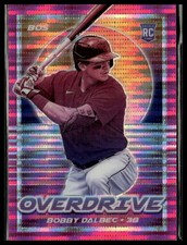 2021 Panini Chronicles #9 Bobby Dalbec Overdrive Pink Pulsar