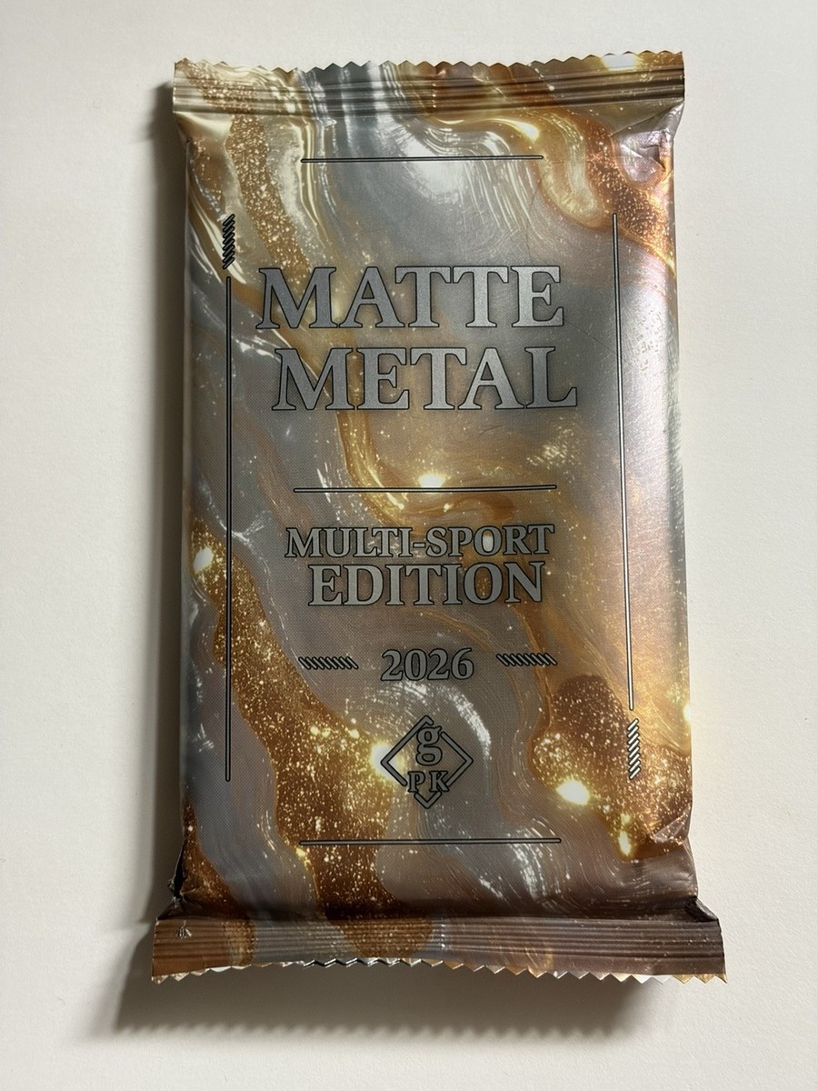 2026 Wild Card MATTE METAL Multi-Sport Sealed Pack 1 Encased Card