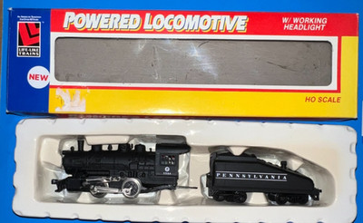 Life-Like HO Locomotive, 0-4-0 Steam w/Tender, Pennsylvania, #2584