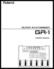 Roland GR-1 Owners Manual User Guide Instructions COIL BOUND 224 Pages