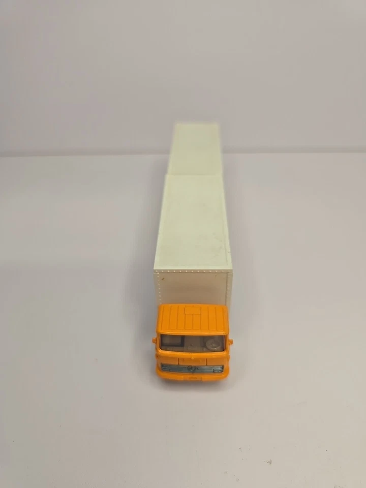 Remolque doble cabina amarilla raro WIKING Alemania semirremolque 1/87 "Hapag Lloyd" (SSK31) Foto 4 de 4