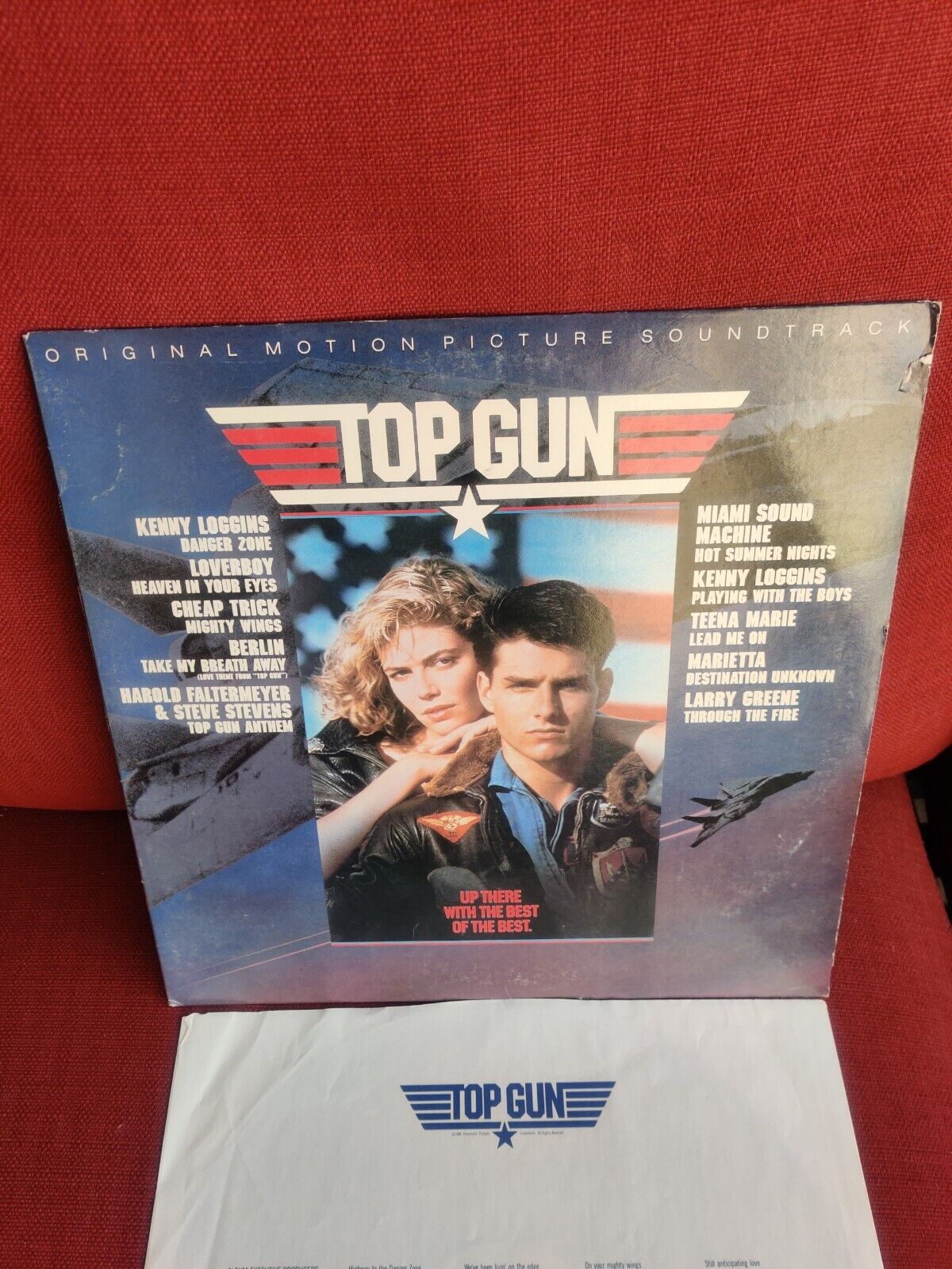 Top Gun Original Motion Picture Soundtrack, 1986 Vinyl LP SC 40323 Maverick