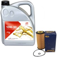 MotoröL Set 10W-30 5 Liter + ÖLfilter Sh 4083 P FüR Hyundai Tucson Kia Sportage