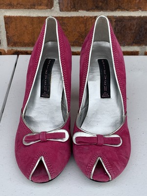 steve madden pink suede heels