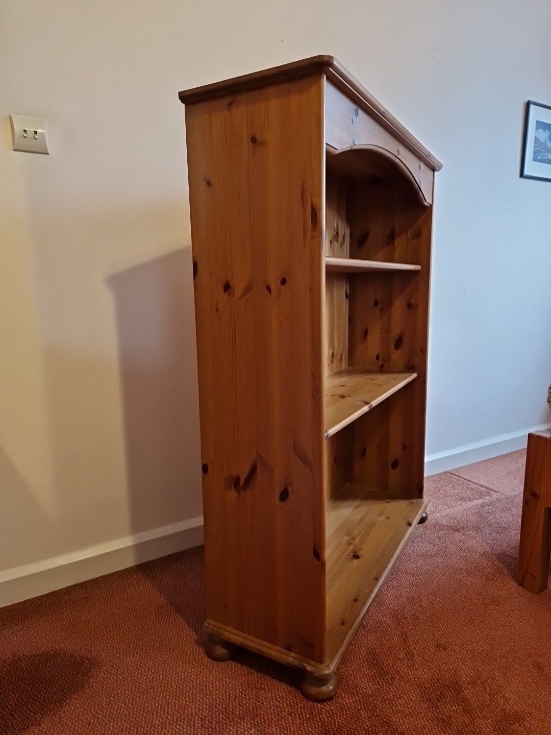 Solid Pine Bookcase eBay