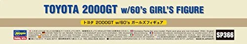 Hasegawa scala 1/24 Toyota 2000GT con kit modellino in plastica figure bambin... - Immagine 4 di 4