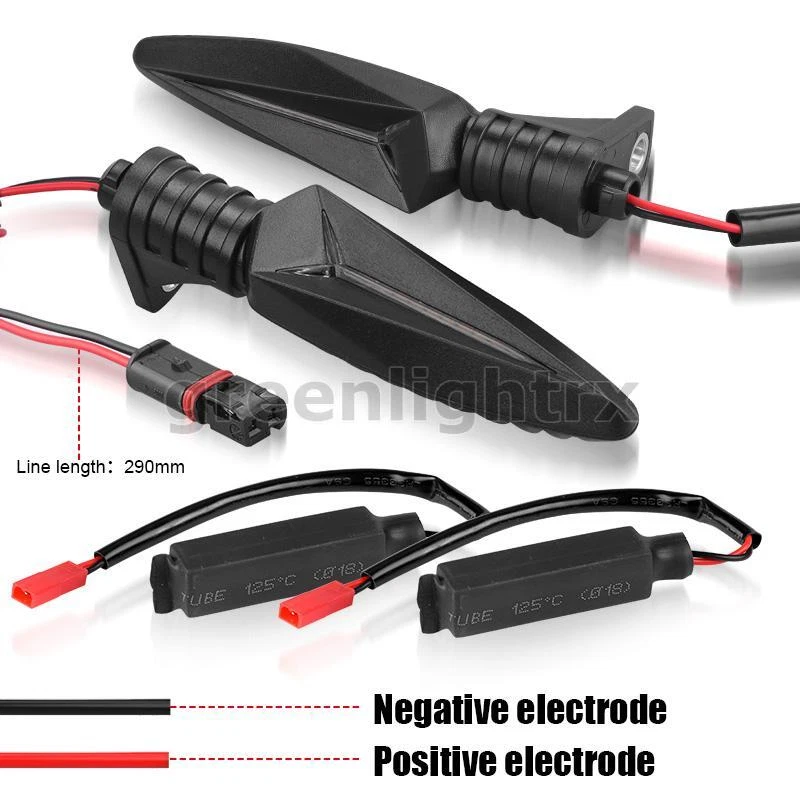 Luz indicadora de flujo de señal de giro LED para motocicleta apta para F800GS R1200GS K1200R Foto 4 de 4