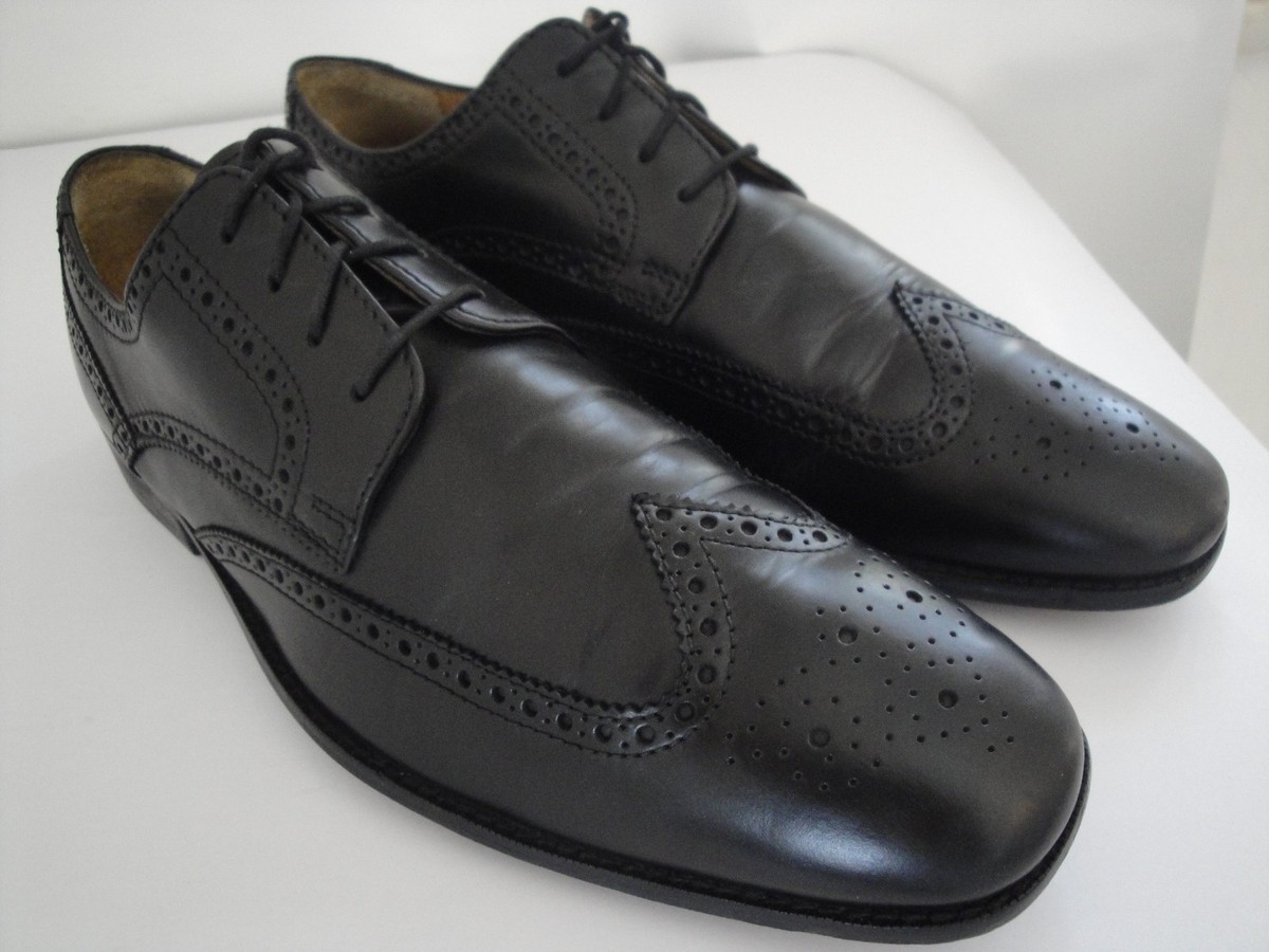 Men’s Cole Haan Air Giraldo size 9.5 lightly used Cole Haan Air 12M Tan Brown Leather Dress Shoes Wingtips  main image 4