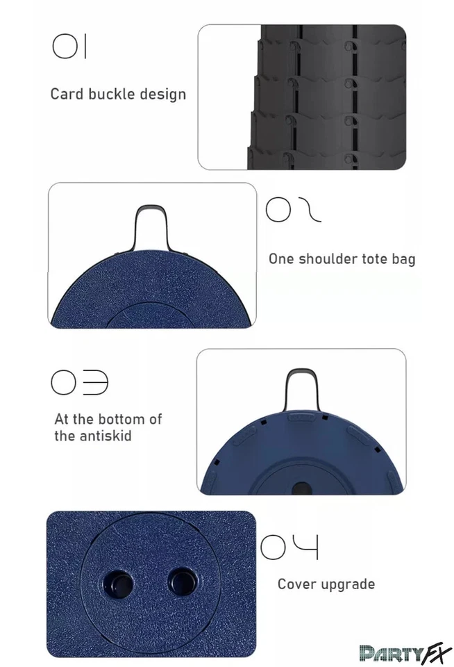 Custom Collapsible Stool With Cushion - Image 4 of 4