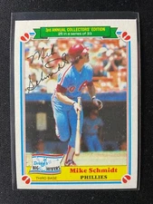 1983 Topps Drake's Big Hitters Mike Schmidt #25 of 33 Phillies!!!
