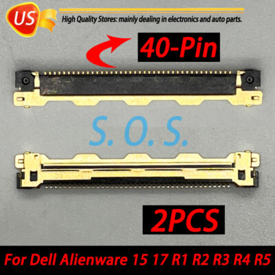 Digital Logic R1 R2 R3 40Pin For Dell Alienware 15 17 R1 R2 R3 R4 R5 LCD Cable Connector on ...
