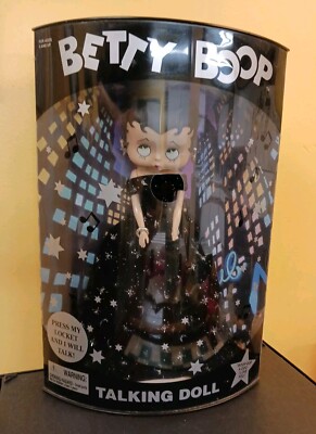 betty boop doll black dress Talking Betty Boop Doll Vintage 1998 12