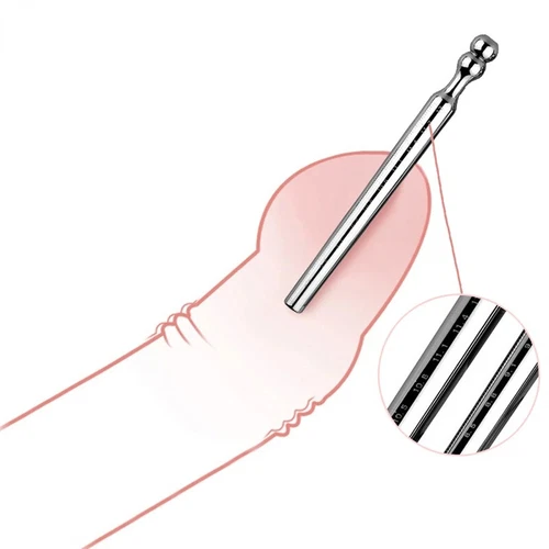 Dilatador de acero inoxidable metal que suena uretral estiramiento del pene tapón hueco para hombres - Imagen 2 de 15
