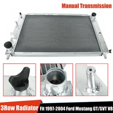 Full Aluminum Core 3Row Cooling Radiator For 1997-2004 Ford Mustang GT/SVT V8 MT